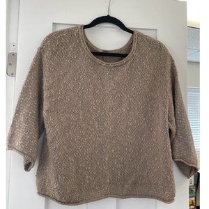 Women's Beige Free People Knit Sweater